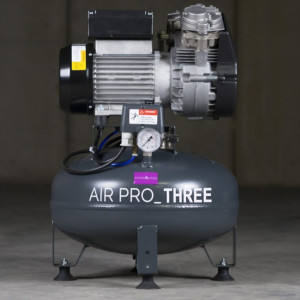 AIR PRO three compressor Három egységhez - 130 l/min 5 bar - Kamra 25 lt - 1,4 HP
