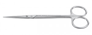 Helmut Zepf - Sebészi olló, Metzenbaum, tompa, egyenes, 14,5cm