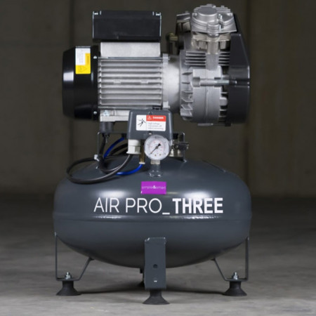 COMPRESOR AIR PRO_THREE Pentru trei unitati - 130 l/min 5 bar - Camera 25 lt - 1,4 CP