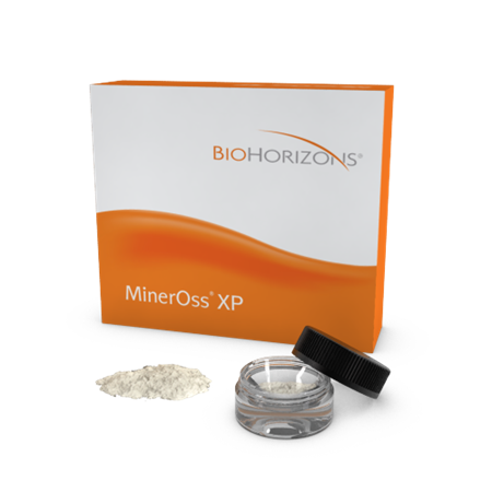BioHorizons® MinerOss XP spongioasă 4,0 cc, dimensiunea particulei 0,25-1 mm