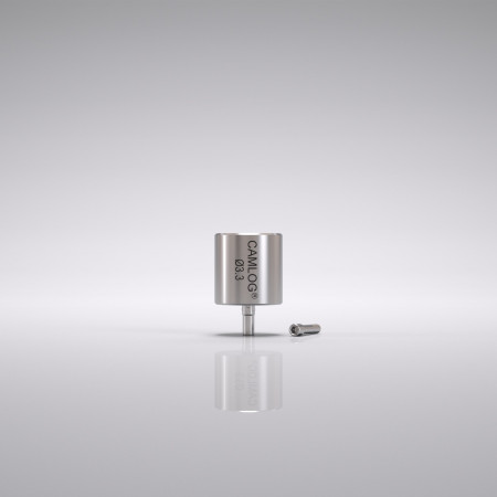 CAMLOG® CAM Titanium block, type IAC, 3.3mm 2pcs (2pcs with abutment screws)