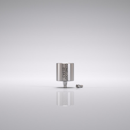 CONELOG® CAM Titanium block, type IAC, 3.8 / 4.3mm 2pcs (2pcs with abutment screws)