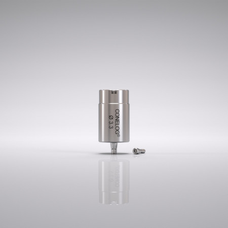 CONELOG® CAM Titanium block, type ME, 3.3mm 2pcs (2pcs with abutment screws)