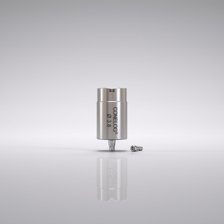CONELOG® CAM Titanium block, type ME, 3.8mm 2pcs (2pcs with abutment screws)