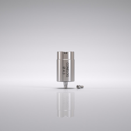 CONELOG® CAM Titanium block, type ME, 4.3mm 2pcs (2pcs with abutment screws)