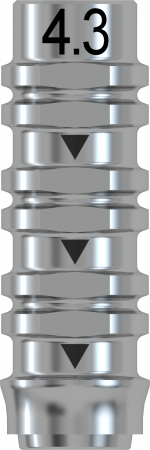 CONELOG® Provisoriumssekundärteil für Brücke 4.3mm