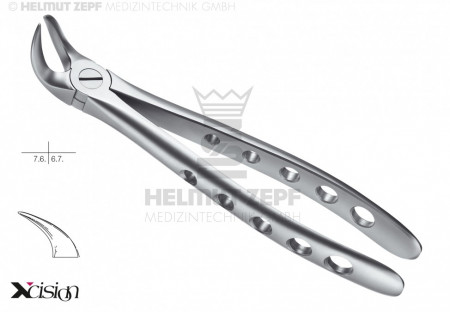 EXTRACTING FORCEPS , ENGL. PATTERN,