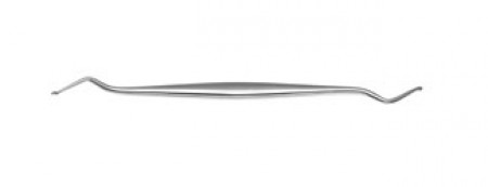 Helmut Zepf - Curette, Hemingway,(2,5 mm) éles kanál 17,5 cm