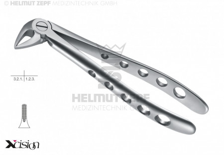 Helmut Zepf - Extrakciós fogó alsó metsző- és szemfog 33A