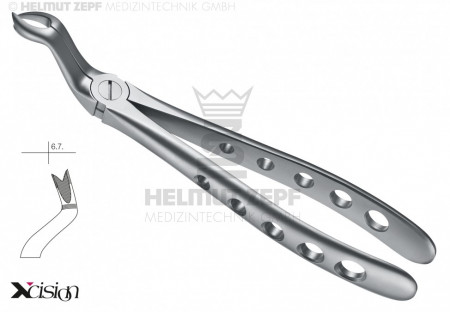 Helmut Zepf - Extrakciós fogó felső bölcsességfoghoz, Fig67LX