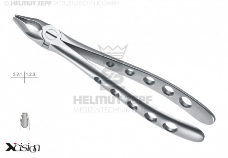 Helmut Zepf - Clești de extracție incisiv superior și canin 34M, Roba