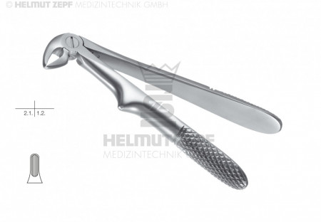 Helmut Zepf - Extrakciós fogó gyerek Fig.33-K