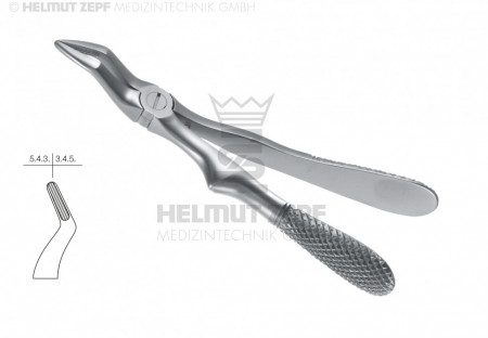 Helmut Zepf - Extrakciós fogó gyerek Fig.51-K