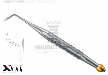 Helmut Zepf - Gyökér Elevátor, jobbra hajlított, sárga