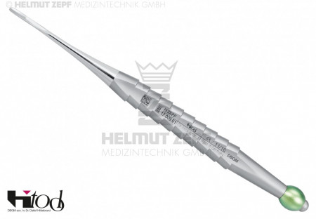 Helmut Zepf - H-Tool fig. 1, egyenes, 3,5 mm, zöld