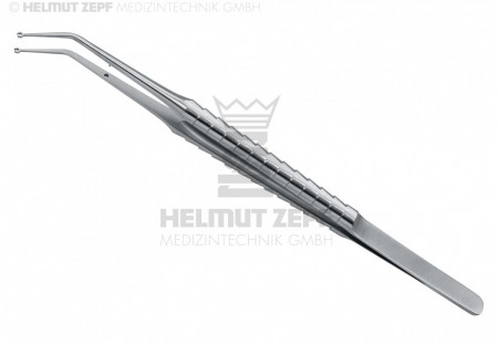 Helmut Zepf - Műtéti fogó, micro varró csipesz, 18 cm