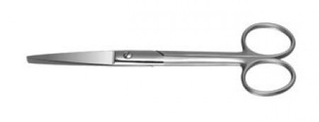 Helmut Zepf - Surgical scissors, straight, blunt / sharp, 14.5 cm
