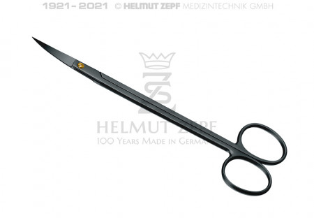 Helmut Zepf - Surgical scissors bent, Kelly, gum cutter, bent, ONYX
