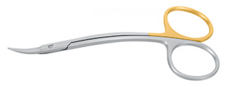 Helmut Zepf - Sebészi olló hajlított, La Grange, ínyvágó, 11,5 cm