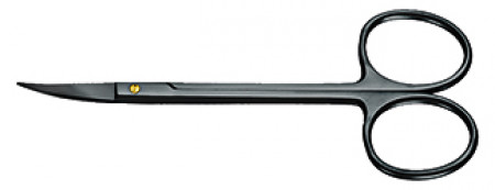 Helmut Zepf - Sebészi olló, ínyvágó, hajlított ONYX