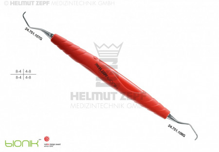 Helmut Zepf - Chiuretă parodontală specială, Gracey 7/8, magenta deschis