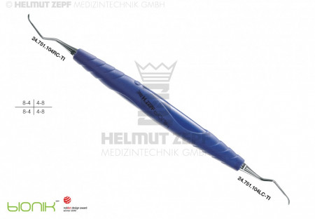 Helmut Zepf - Specijalna parodontalna kireta, Gracey, premolar, kobalt plava
