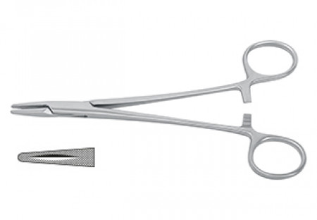 Helmut Zepf - Tűfogó, 16 cm, Mayo-Hegar