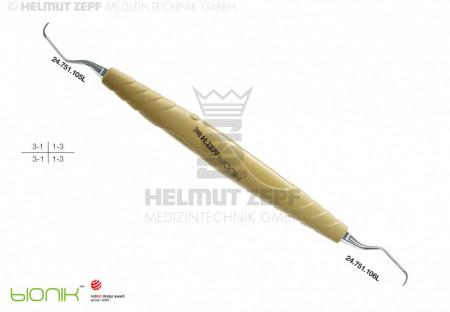 Helmut Zepf - Univerzális Zepf-Bionik curette, sárga