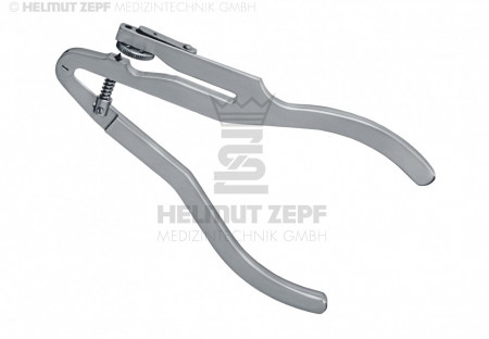 RUBBER-DAM FORCEPS- STAINLESS, 17 CM,