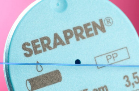 SERAPREN varrófonal 5/0 DR-12 (24 db) kék 75cm