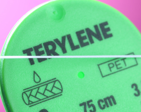 TERYLENE varrófonal 4/0 DS-18 (24 db) festetlen 75cm