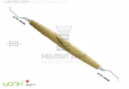 UNIV. CURETTE PERIODONT., ZEPF-BIONIK