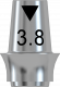CONELOG® Baza din titan CAD/CAM, pentru punte 3,8 mm